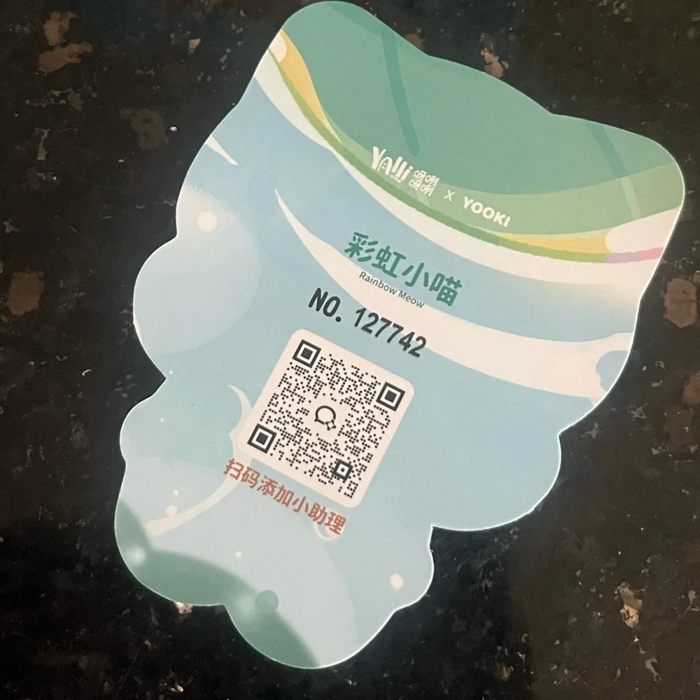 Yooki Summer Party Rainbow Meow Plush